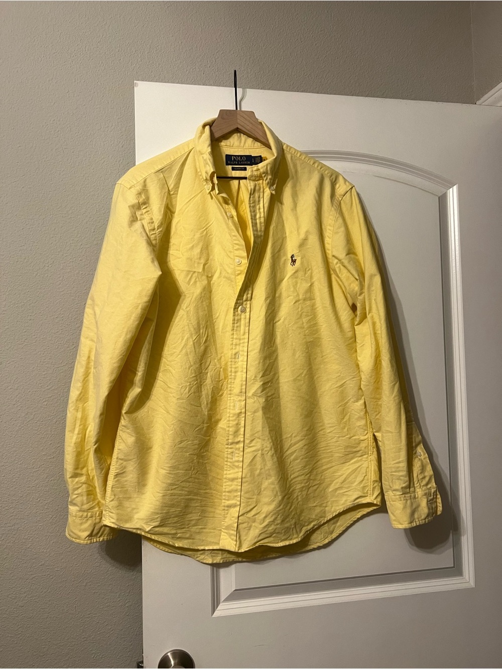 Polo by Ralph Lauren Butter Yellow Classic Oxford Shirt